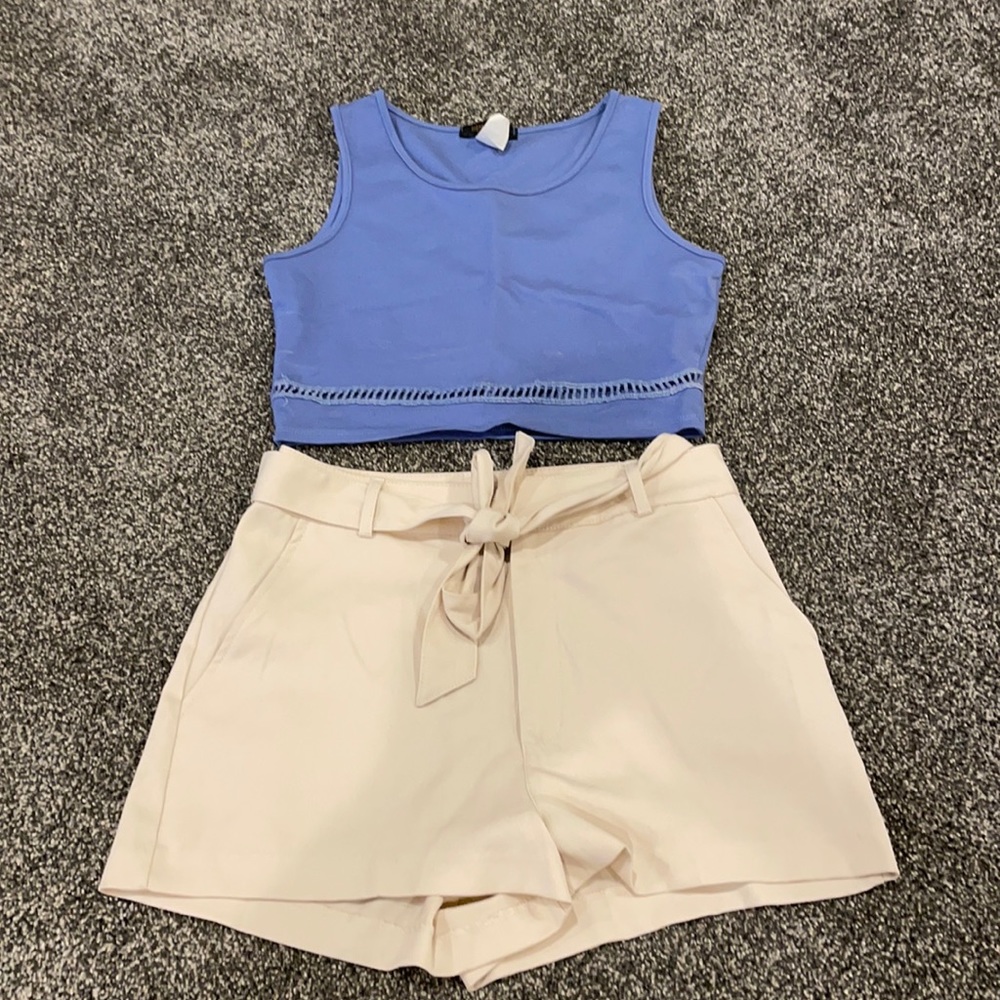 High waisted shorts
